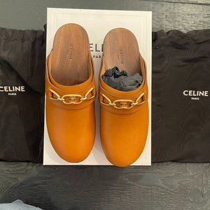 CELINE - Les Bois Clog Leather Clog